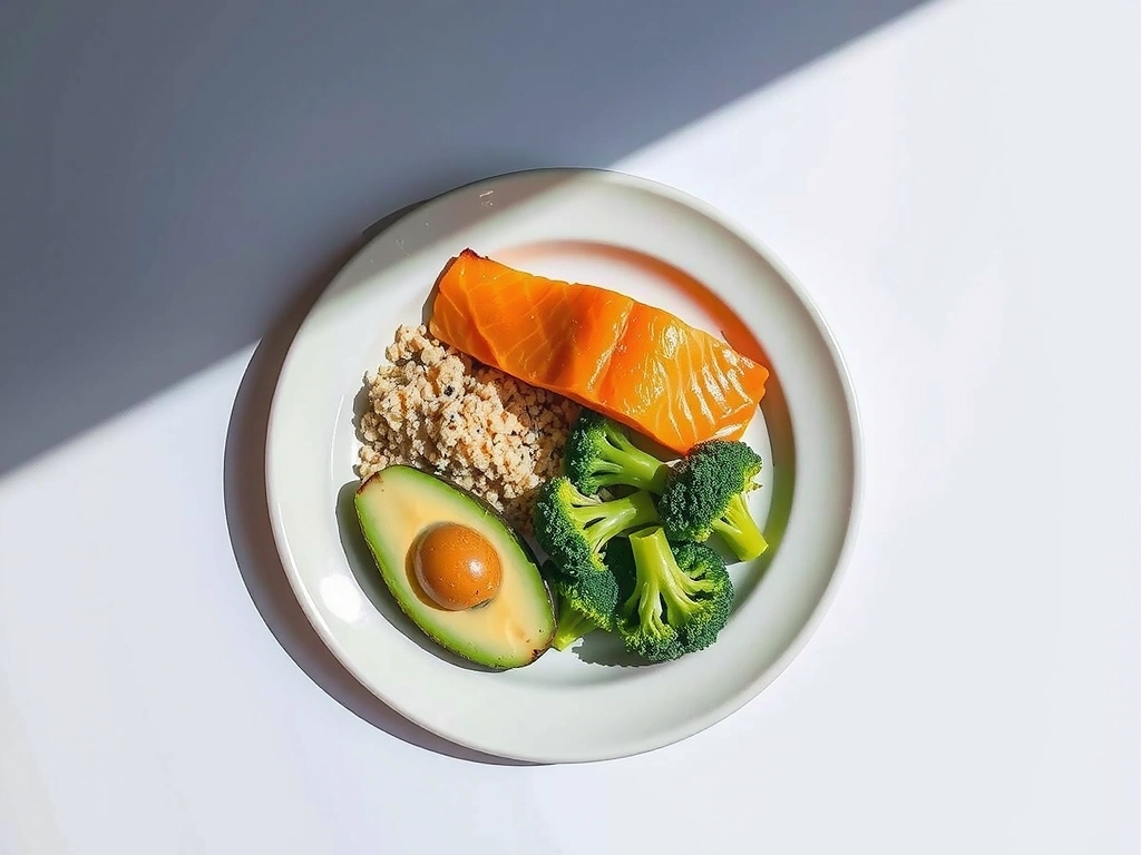 Exemple d'assiette équilibrée